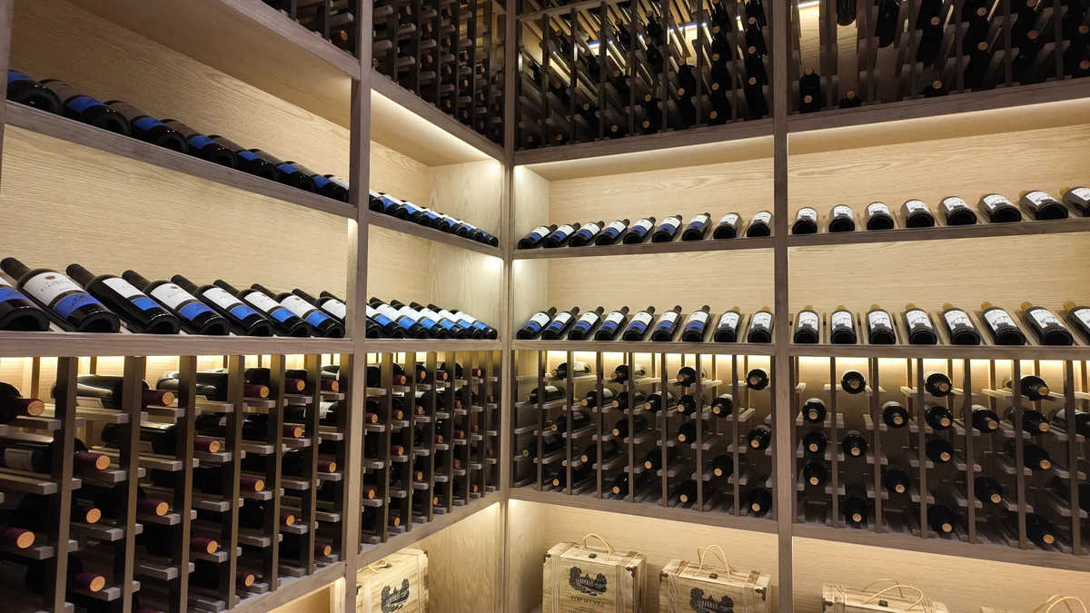 CR Land Zhiyu Yunjing Villa Basement Cellar view 3