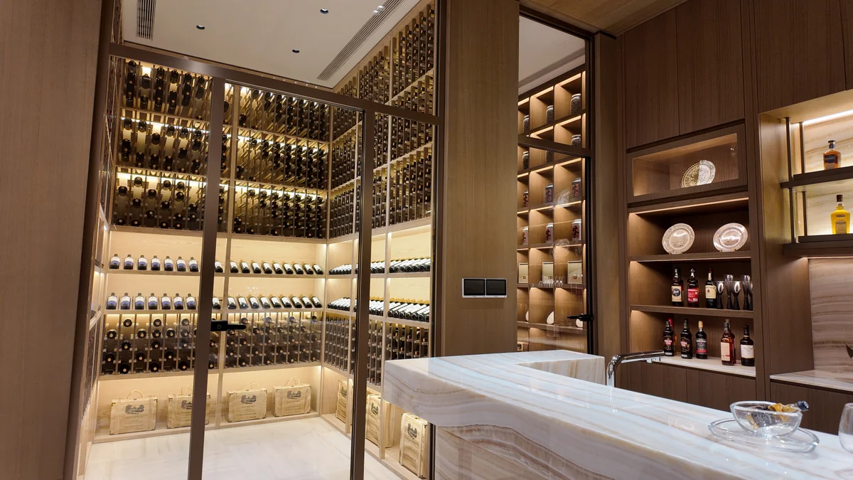 CR Land Zhiyu Yunjing Villa Basement Cellar view 4