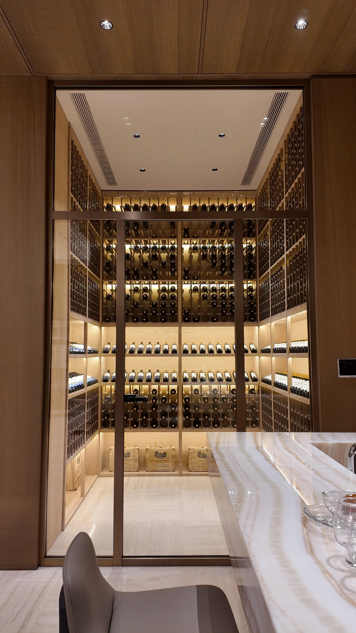 CR Land Zhiyu Yunjing Villa Basement Cellar view 7