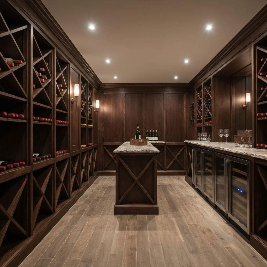 Oak Wood Wine Cellar - Image 2