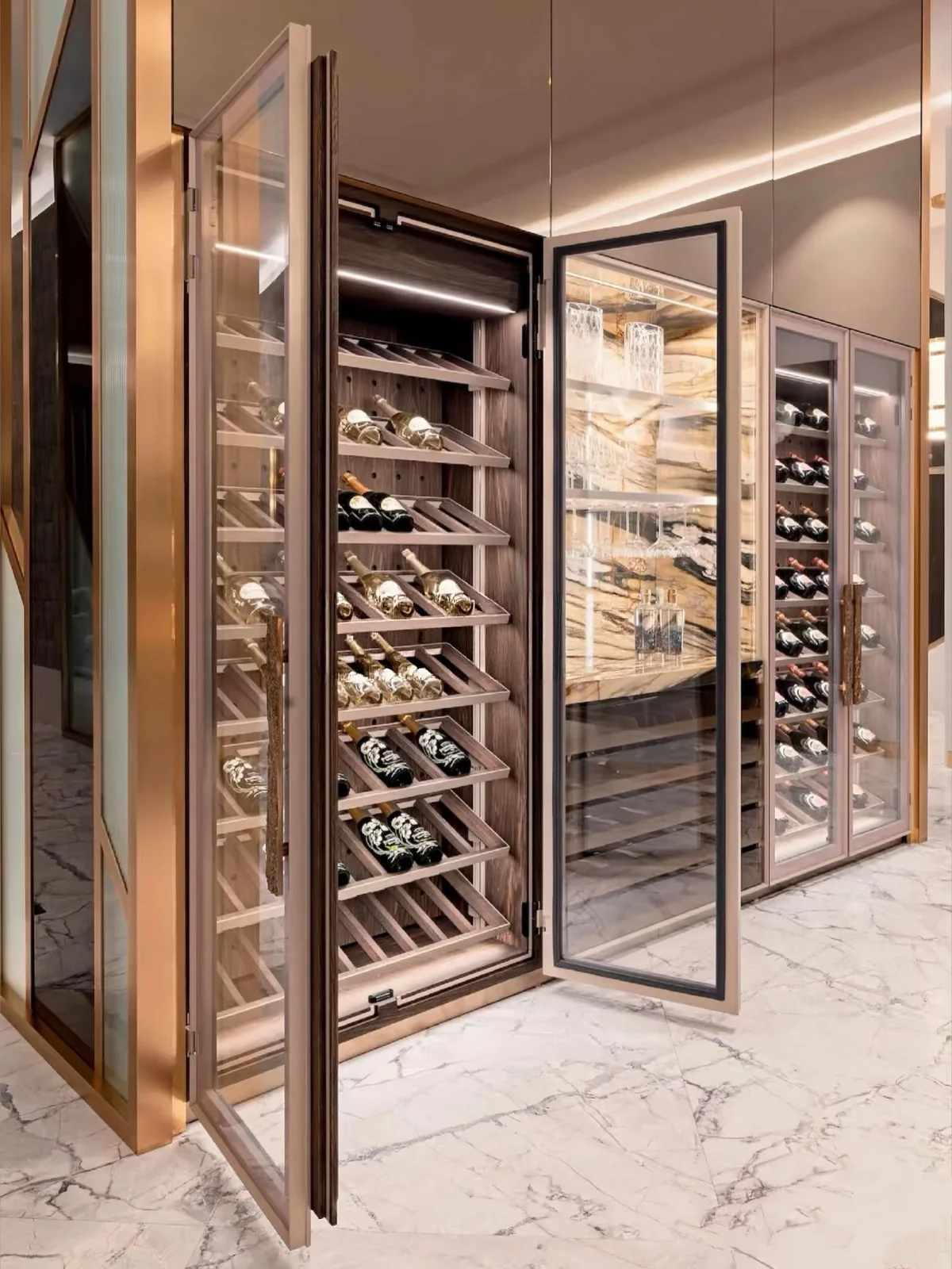 Contemporary Loft Wine Cabinet - Image 2