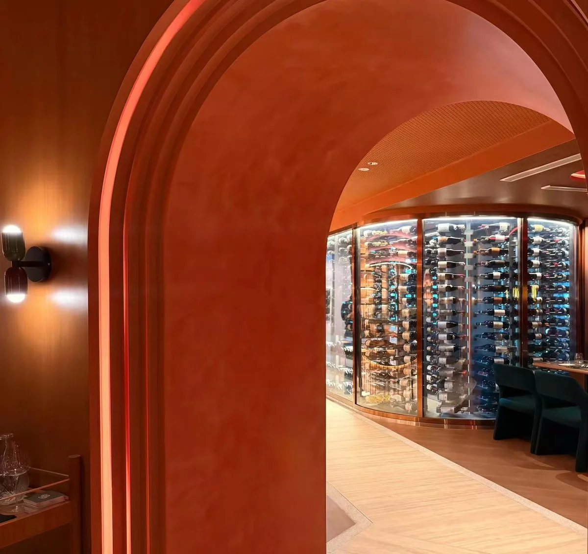 Singapore Temper Restaurant Industrial Cellar view 5