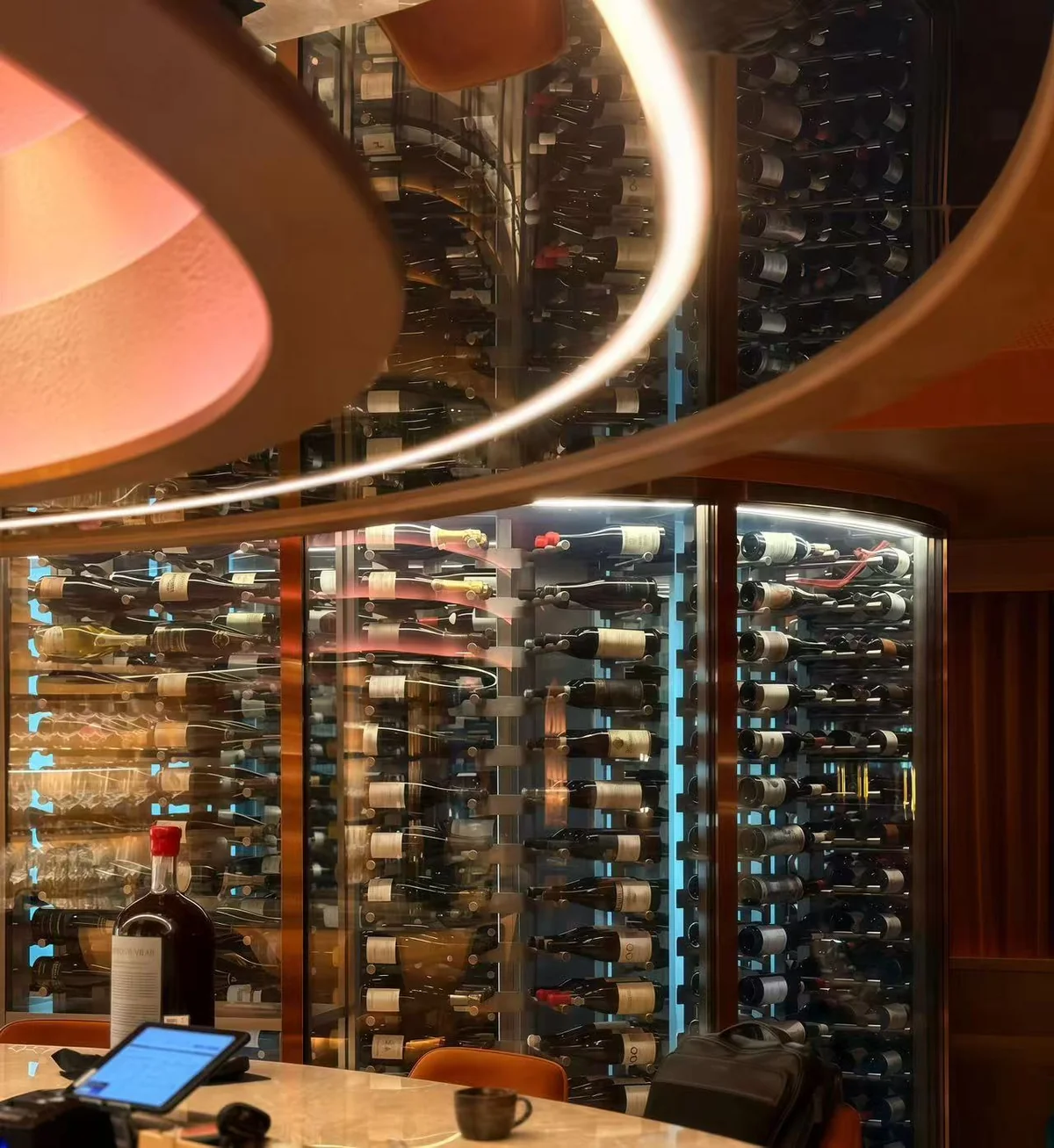 Singapore Temper Restaurant Industrial Cellar view 6