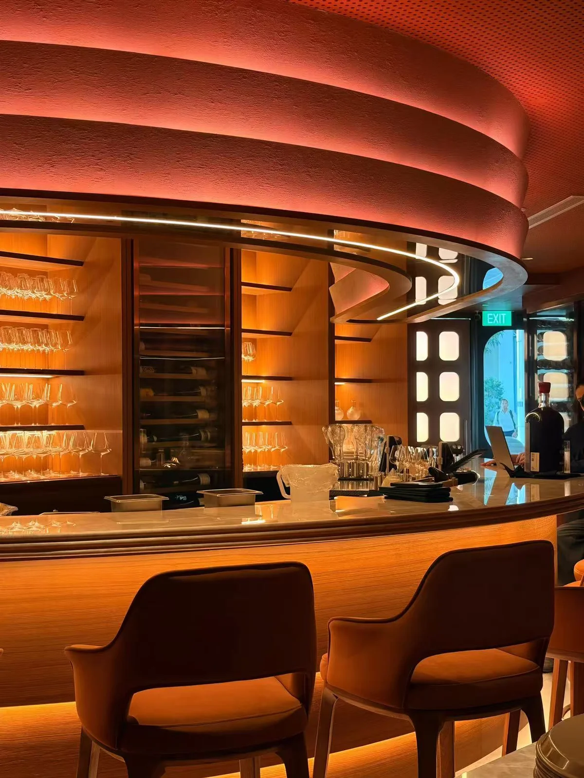 Singapore Temper Restaurant Industrial Cellar view 7