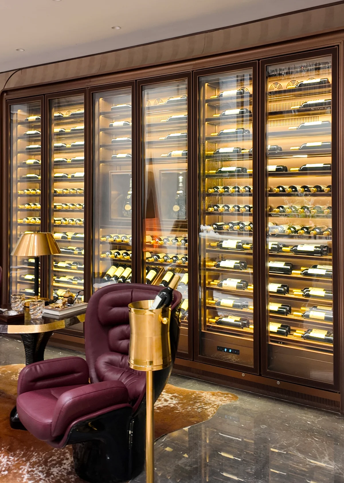 Penthouse Wine Wall
